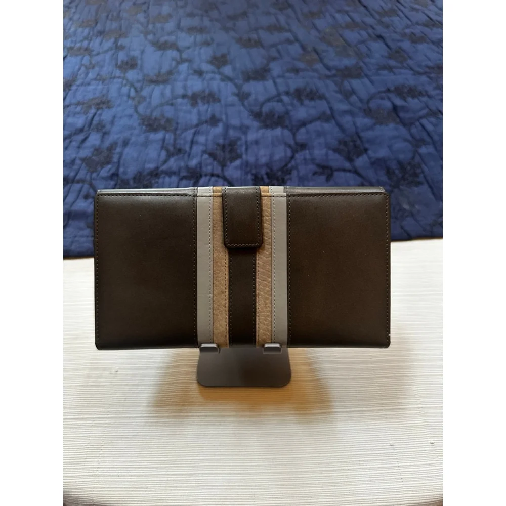 Women's Givenchy Blue & Brown Wallet - Picture 3 of 13